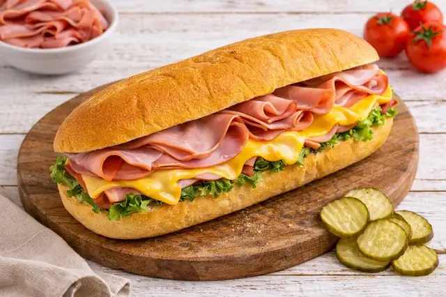 Ham & Cheese Sub.