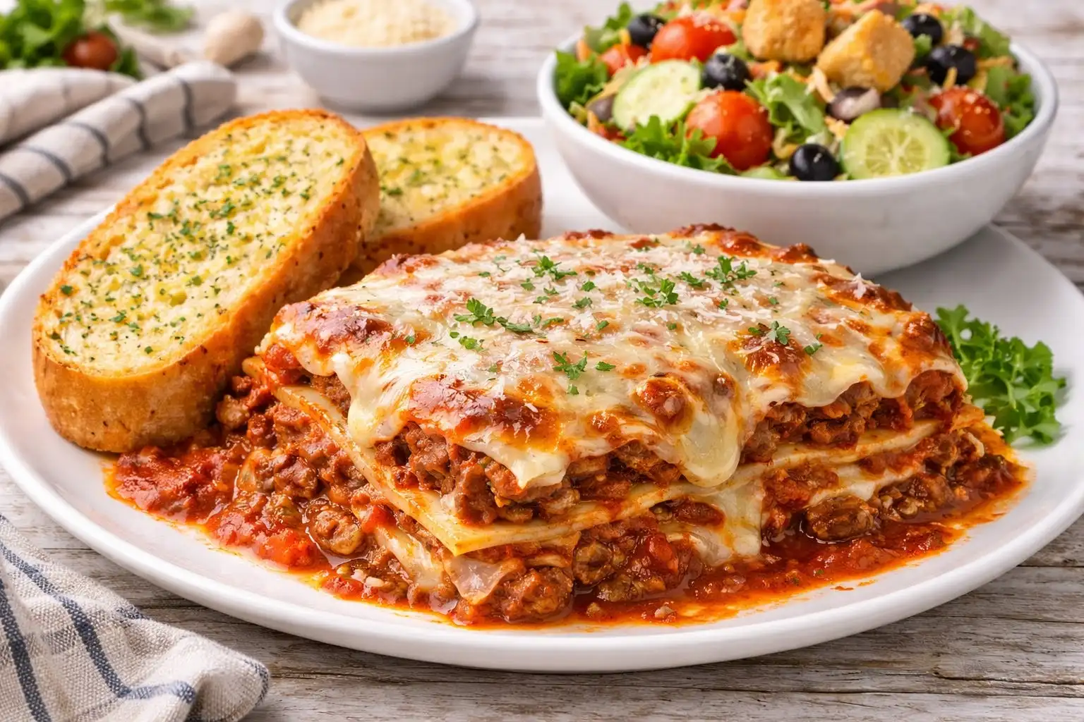 Meat Lasagna.