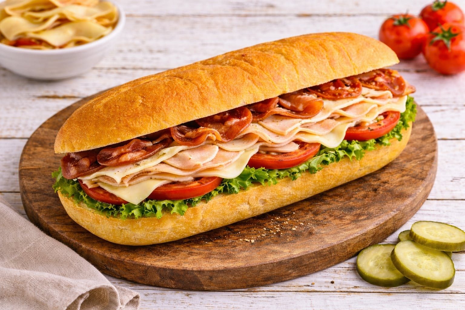 Turkey Bacon Club Sub.