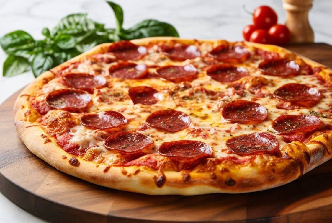 Medium One Topping Pizza Tuesday Special.