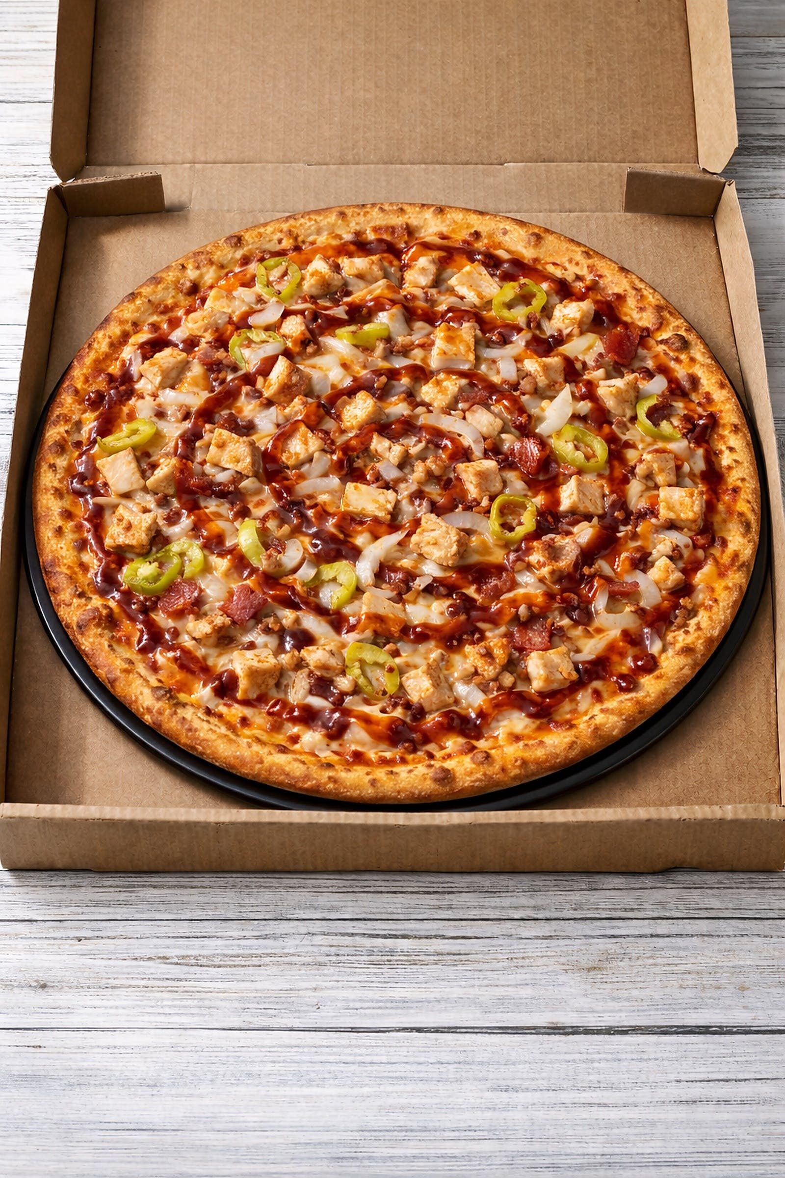 Buffalo Chicken Pizza.