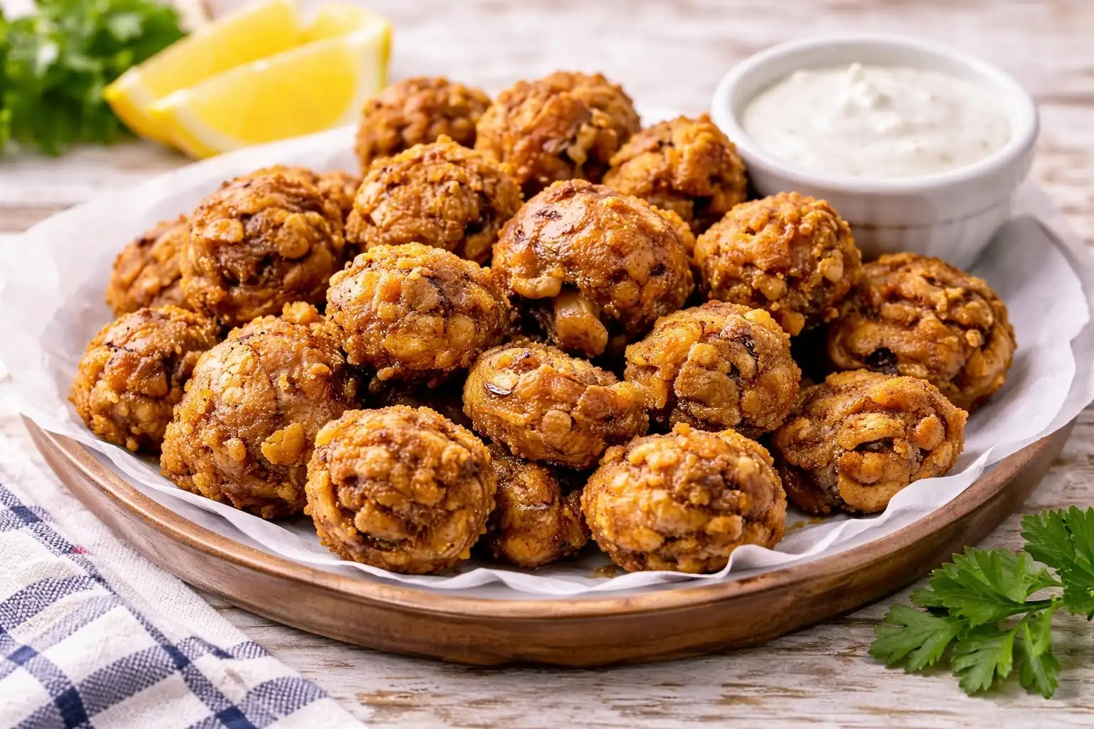 Fried Mushrooms.