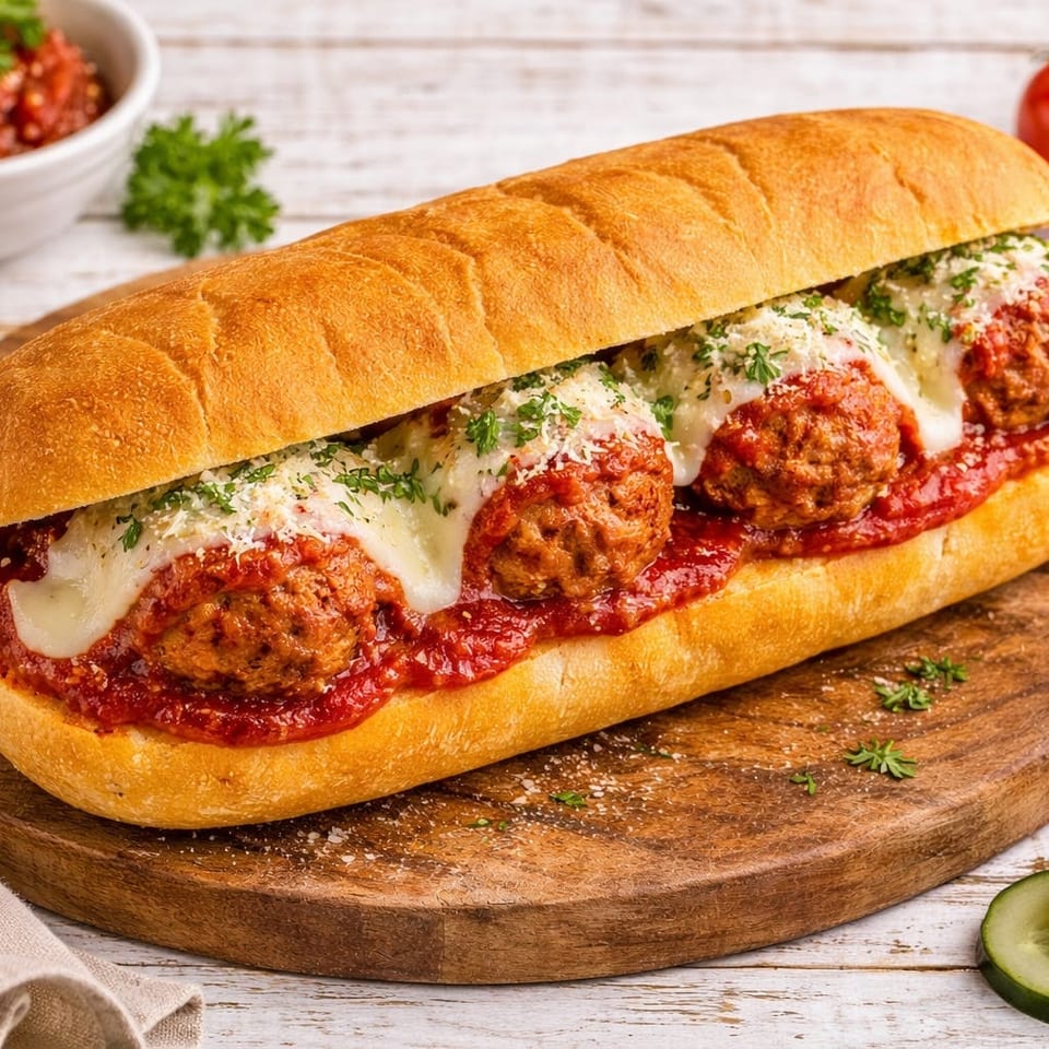 Delicious Meatball Sub Awaits